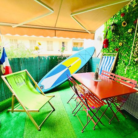 Confortable Studio A Nice Centre Cote Plage Bel Terrasse Paddle Esterno foto