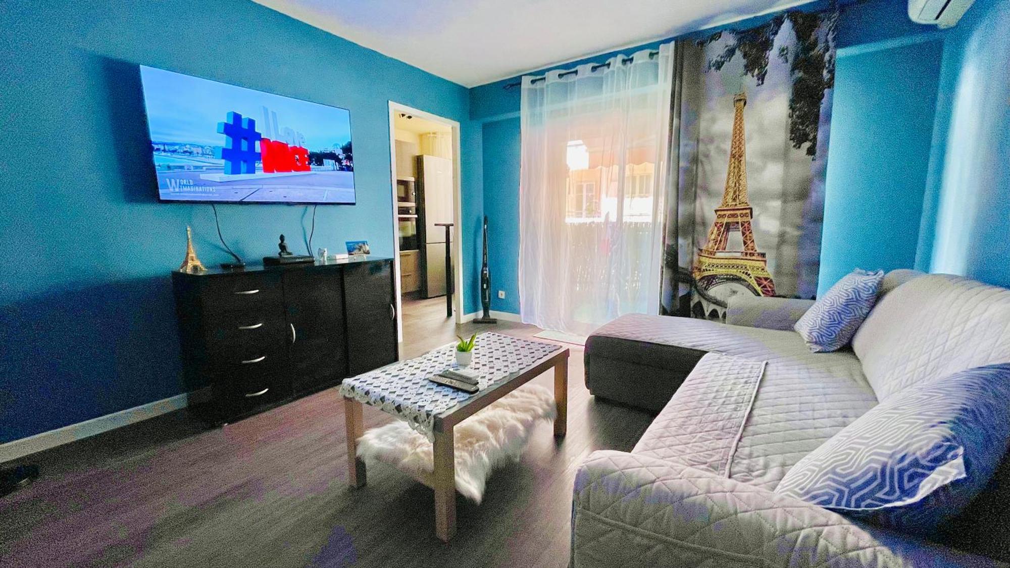 Confortable Studio A Nice Centre Cote Plage Bel Terrasse Paddle Esterno foto