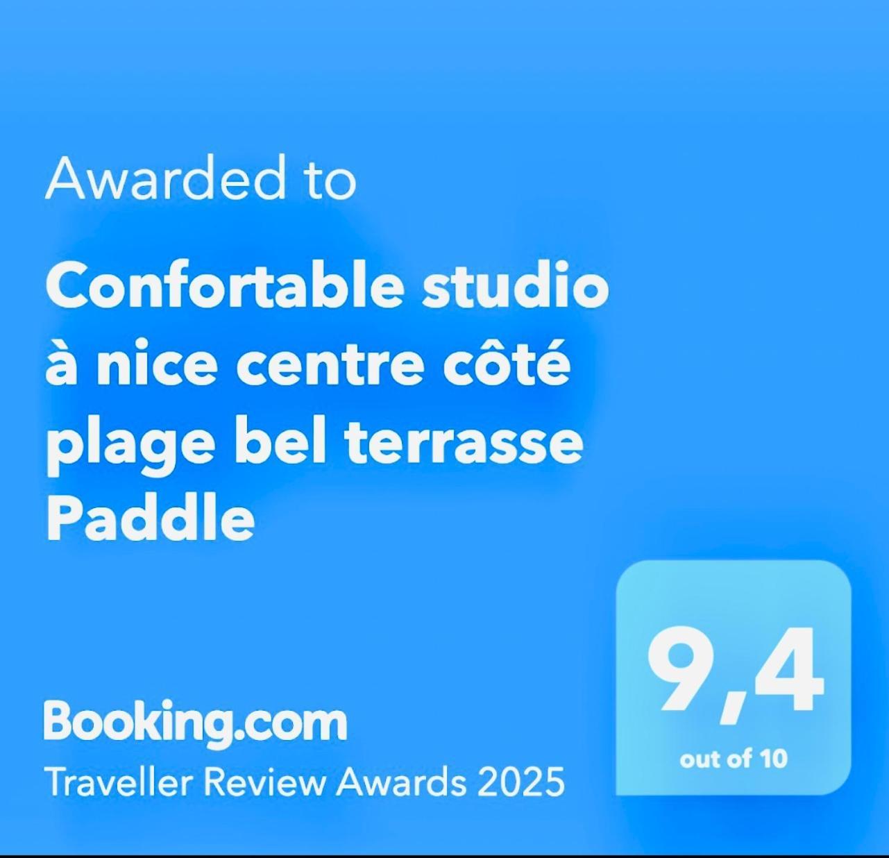 Confortable Studio A Nice Centre Cote Plage Bel Terrasse Paddle Esterno foto